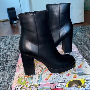 Jeffrey Campbell Black Platform Boots